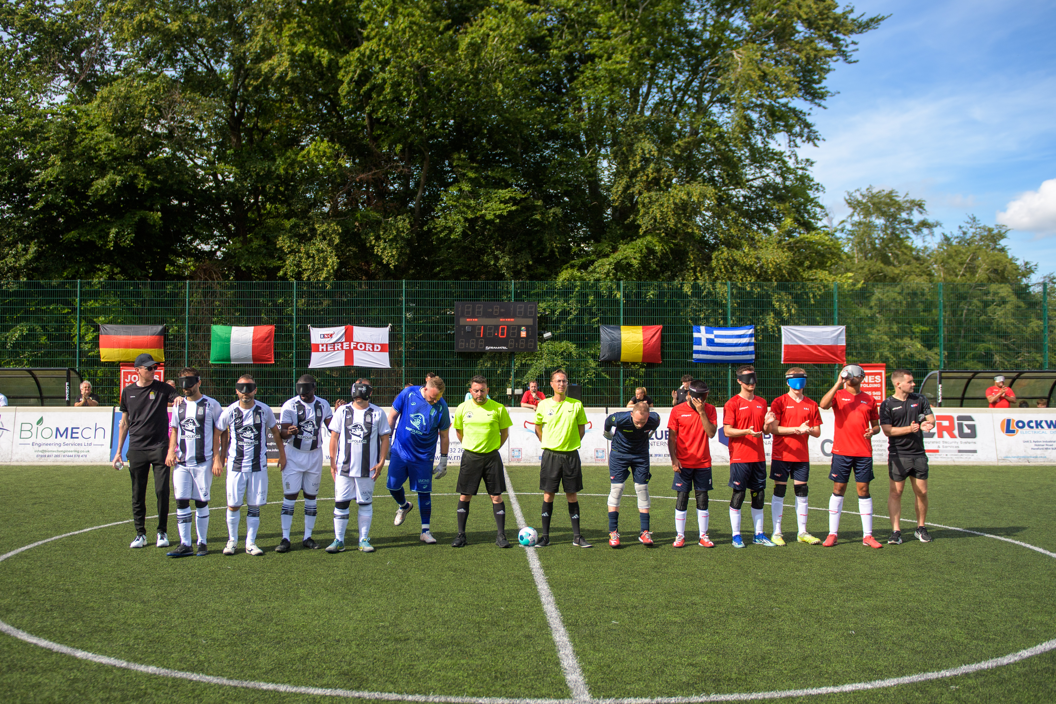 RNC Hereford dominates at home to retain top spot of European Blind Football League 